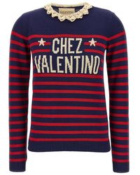 Valentino Garavani - Round-Neck Knitwear - Lyst