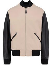 Givenchy - Jassen ,Zwart ,Katoen Mix Material Blouson - Lyst