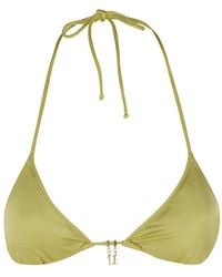 MC2 Saint Barth - Badmode ,Groen ,Full Adjustable Triangle Bikini Top - Lyst