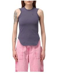 The Attico - Weißes Tanktop – Stilvoll Und Vielseitig - Lyst