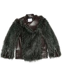 Sacai - Faux Fur & Shearling Jackets - Lyst