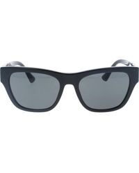 Versace - Stilvolle sonnenbrille schwarzer rahmen - Lyst