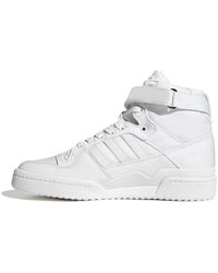 adidas - Fitness ,Wit ,Leer Forum High - Lyst