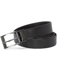 ARMANI EXCHANGE - Wendbarer Ledergürtel Mit Schnalle - Lyst