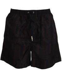 DSquared² - Schwarze beachwear shorts badebekleidung - Lyst