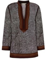 Tory Burch - Linnen Blouse - Lyst