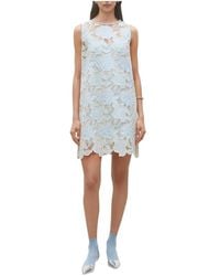 Suncoo - Kleedjes ,Blauw ,Katoen Cerise Robe - Lyst