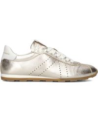 Stefano Lauran - Goldene Low-Top Sneakers Für Damen - Lyst