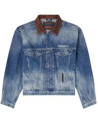 DIESEL - Jassen ,Grijs ,Katoen D-Denver-S1 Jacket - Lyst