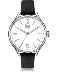 Ice-watch - Accessoires ,Zwart ,Leer 013053 Horloge - Lyst