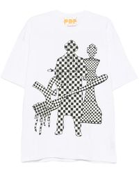 PDF - Tops ,Wit ,Grafisch T-Shirt - Lyst