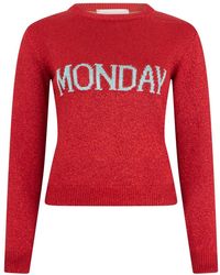 Alberta Ferretti - Round-Neck Knitwear - Lyst