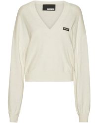 ROTATE BIRGER CHRISTENSEN - V-Neck Knitwear - Lyst