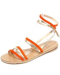 Emanuela Caruso - Flat Sandals - Lyst
