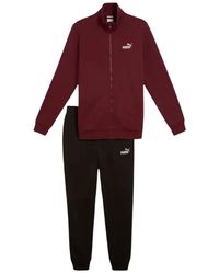 PUMA - Fitness ,Rood ,Tuta Completa Felpa Zip + Pantalone - Lyst