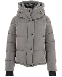 Moorer - Giacca con cappuccio in velluto - Lyst