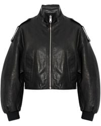 AllSaints - Jassen ,Zwart ,Leer Lowden Leather Jacket - Lyst