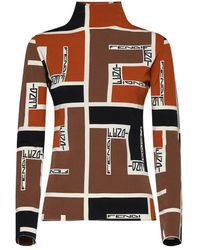 Fendi - Turtleneck Trui - Lyst