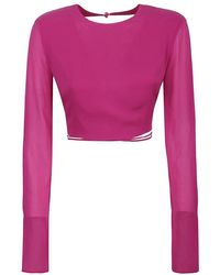 ANDAMANE - Tops ,Roze ,Long Sleeve Tops - Lyst