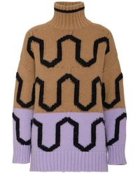 La DoubleJ - Truien & Vesten ,Wol Comber Turtleneck - Lyst