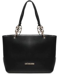 Love Moschino - Schwarze Borsa Taschen Für Frauen - Lyst