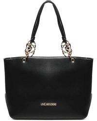 Love Moschino - Zwarte Borsa Tassen Voor Vrouwen - Lyst