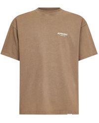 Represent - Tops ,Bruin ,Katoen T-Shirts En Polo's - Lyst
