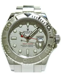 Rolex Silver platinum rolex watch - Verde