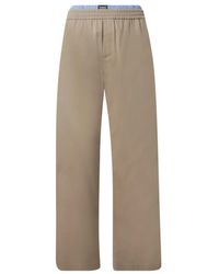 MSGM - Wide Trousers - Lyst