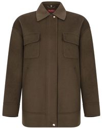 Max Mara - 2-In-1 Gewatteerde Jas Van Wol En Zijde - Lyst