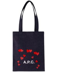 A.P.C. - Tote bags - Lyst