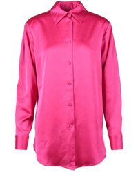 Nineminutes - Camicia elegante in poliestere ed elastan - Lyst