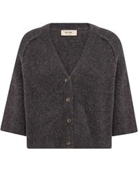 Mos Mosh - Truien & Vesten ,Bruin ,Wol Mmthora Lizet Knit Cardigan - Lyst