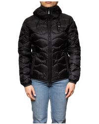 Blauer - Jassen ,Zwart ,Nylon Camelia Down Jacket - Lyst