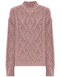 Twinset - Stijlvolle Pullover Met Gemengde Steken - Lyst