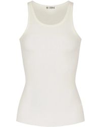 ÉTERNE - Tops ,Katoen Mouwloze Top Met Ronde Hals - Lyst