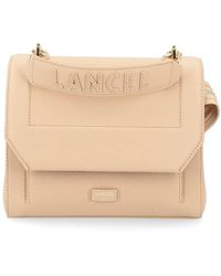 Lancel - Ninon Flap Tasche Aus Cappuccino Leder - Lyst