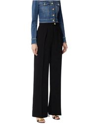 Elisabetta Franchi - Wide Trousers - Lyst