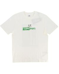 C.P. Company - Weiße t-shirts und polos - Lyst