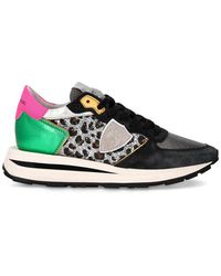 Philippe Model - Schoenen ,Veelkleurig ,Leer Sneakers Tropez Haute Running - Lyst