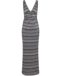 Missoni - Kleedjes ,Veelkleurig ,Caperdoni Lange Jurk - Lyst