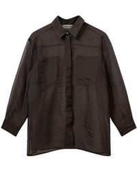 Sofie Schnoor - Overhemden ,Bruin ,Leer Ceniasw Shirt - Lyst