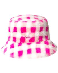 Kangol - Accessoires ,Veelkleurig ,Polyester Stripe Bucket Hat - Lyst