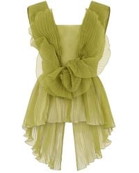 Alberta Ferretti - Sleeveless Tops - Lyst