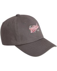 Woolrich - Accessoires ,Grijs ,Katoen Logo Baseball Cap - Lyst