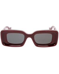 Loewe - Accessoires ,Bruin ,Stijlvolle Zonnebril Voor Zonnige Dagen - Lyst
