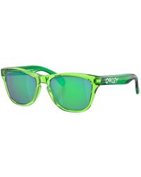 Oakley - Jugend frogskins sonnenbrille grün transparent - Lyst