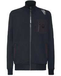 Philipp Plein - Fitness ,Zwart ,Polyester Jogging Jacket Scratch - Lyst
