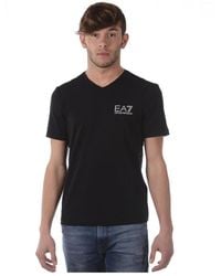 EA7 - Kurzarmshirt - Lyst