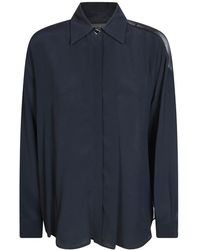 Dondup - Oversized Crêpe De Chine Zijdeblend Shirt - Lyst